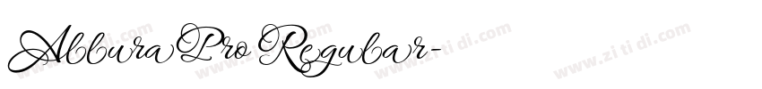 AlluraPro Regular字体转换 AlluraPro Regular字体转换